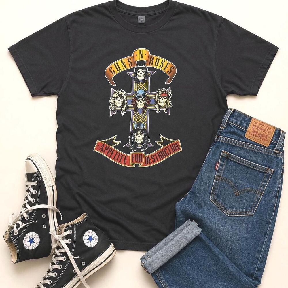Guns N’ Roses Appetite for Destruction Tee Size Medium | Classic Rock Band Shirt